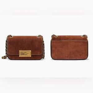 Marc Jacobs Brown Suede Crossbody Bag